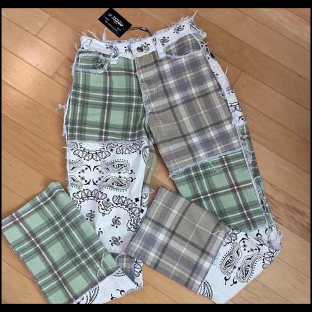 Jaded London patchwork pants